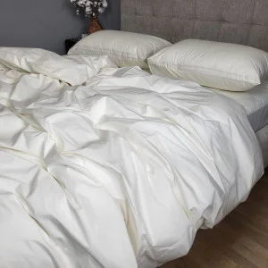 Комплект постільної білизни 100% бавовна Turkish Cotton Milk Solo